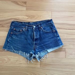 Levis Vintage Denim Cut-Off Shorts